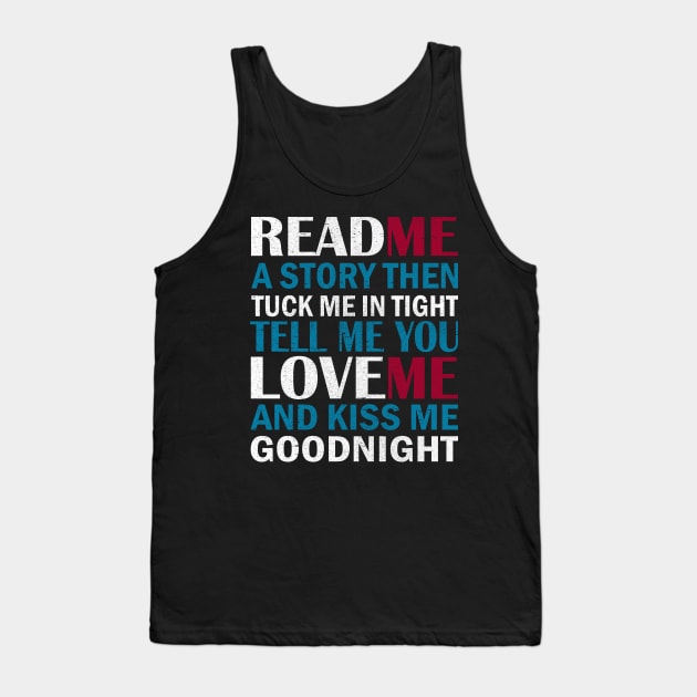 Read me a story red Tank Top by lonway